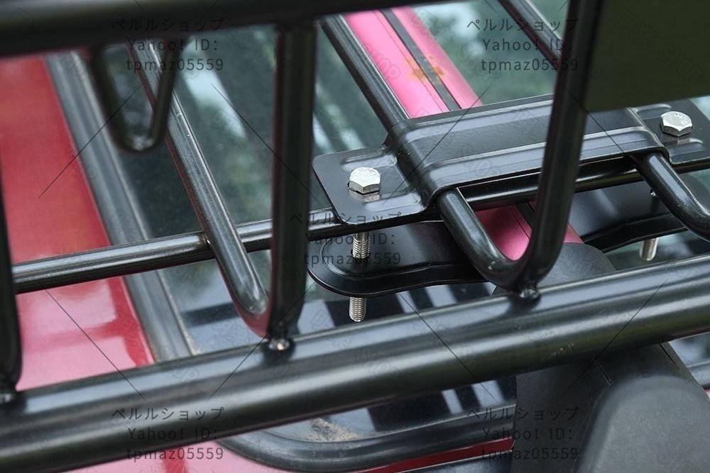 ルーフラック ルーフバスケット LEDライト取り付け可能 506型 #キャンプ #ルーフキャリア #車周辺 #アウトドアの画像5