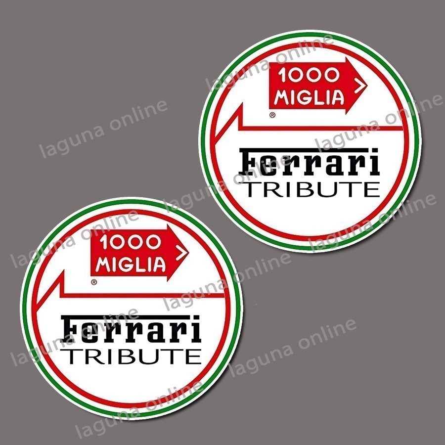 ☆即納☆　FERRARI TRIBUTE 1000MIGLIA　ステッカー　デカール　並行輸入_画像1