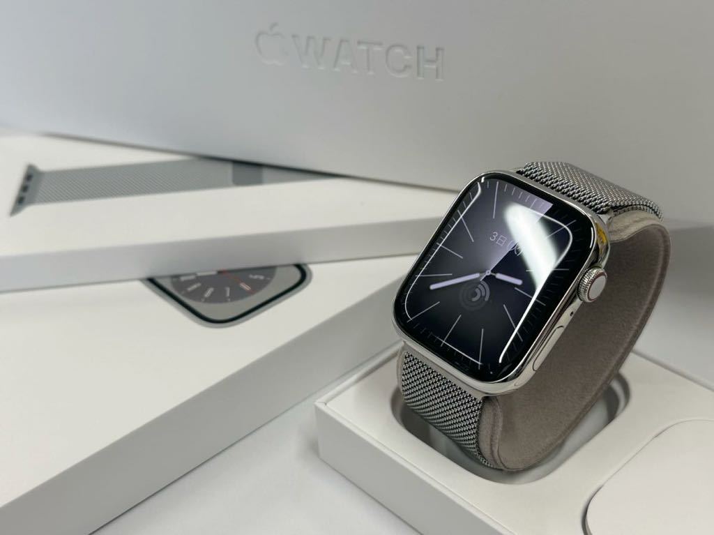 格安 Apple Series8 美品 ☆即決 Watch 046 シリーズ8 ミラネーゼ