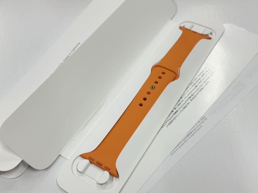 即決未使用 Apple Watch HERMES 限定 オレンジ スポーツバンド 45mm 44mm 純正 アップルウォッチ エルメス ラバーバンド 148 Yahoo!フリマ（旧）