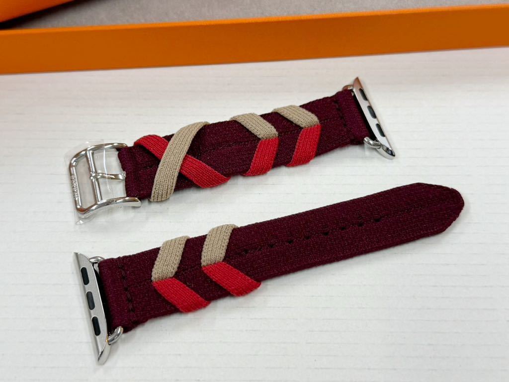 即決 未使用 Apple watch HERMES エルメス ブリドン ルージュH 即決 未使用 Apple watch HERMES エルメス ブリドン ルージュH
