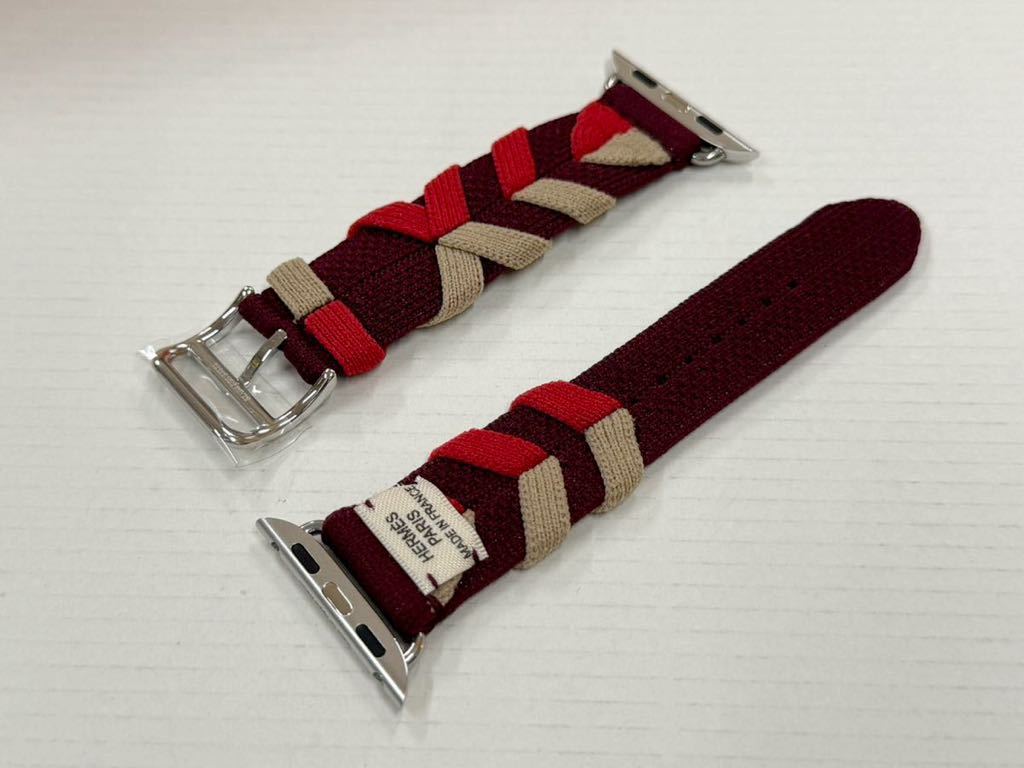 即決 未使用 Apple watch HERMES エルメス ブリドン ルージュH 即決 未使用 Apple watch HERMES エルメス ブリドン ルージュH