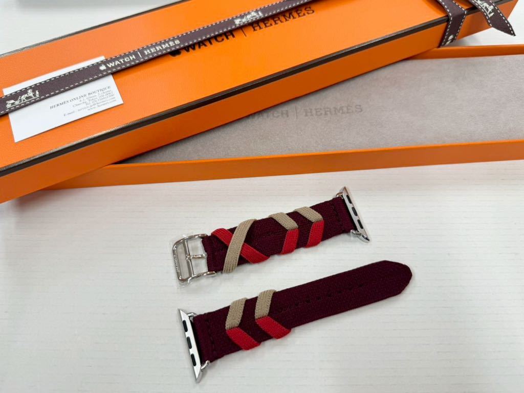 即決 未使用 Apple watch HERMES エルメス ブリドン ルージュH 即決 未使用 Apple watch HERMES エルメス ブリドン ルージュH