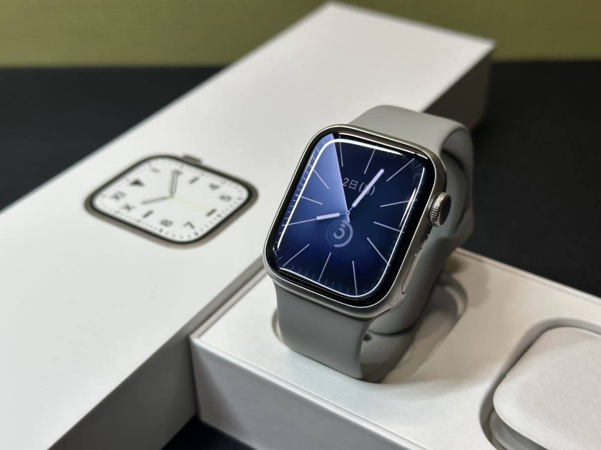 国産品 アップルウォッチ 41mm Titanium シルバーチタニウム Edition