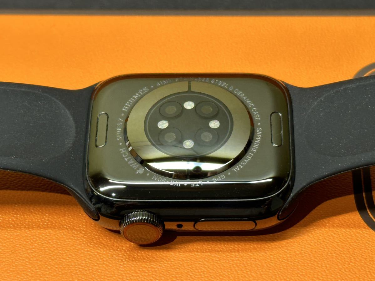 234 未使用品 Apple Watch エルメス S7 41㍉ ブラック-