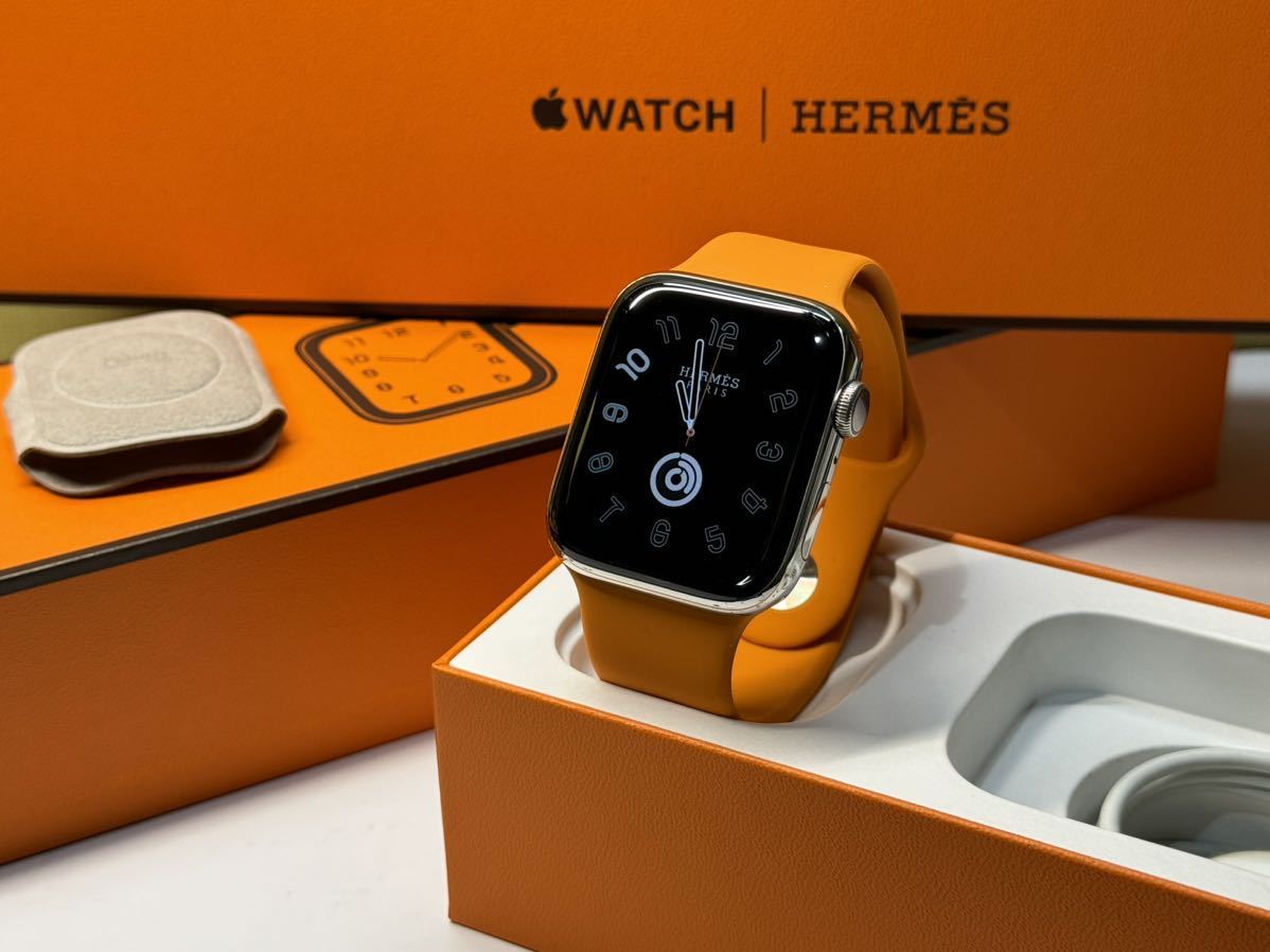 ☆即決 Apple Watch series6 HERMES 44mm アップルウォッチ エルメス GPS+Cellular シルバーステンレス  シリーズ6 199