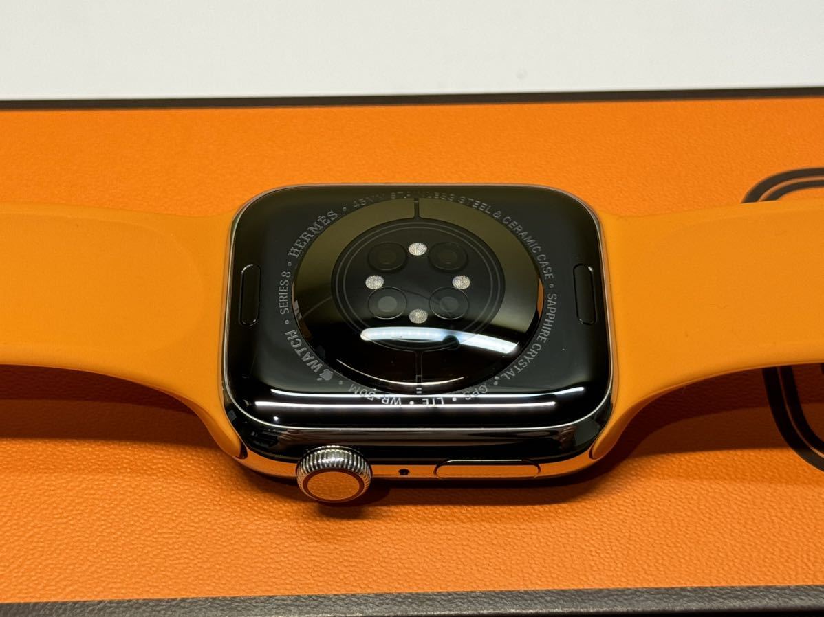 即決 美品 バッテリー100 Apple Watch series8 HERMES 45mm 即決 美品 バッテリー100 Apple Watch series8 HERMES 45mm