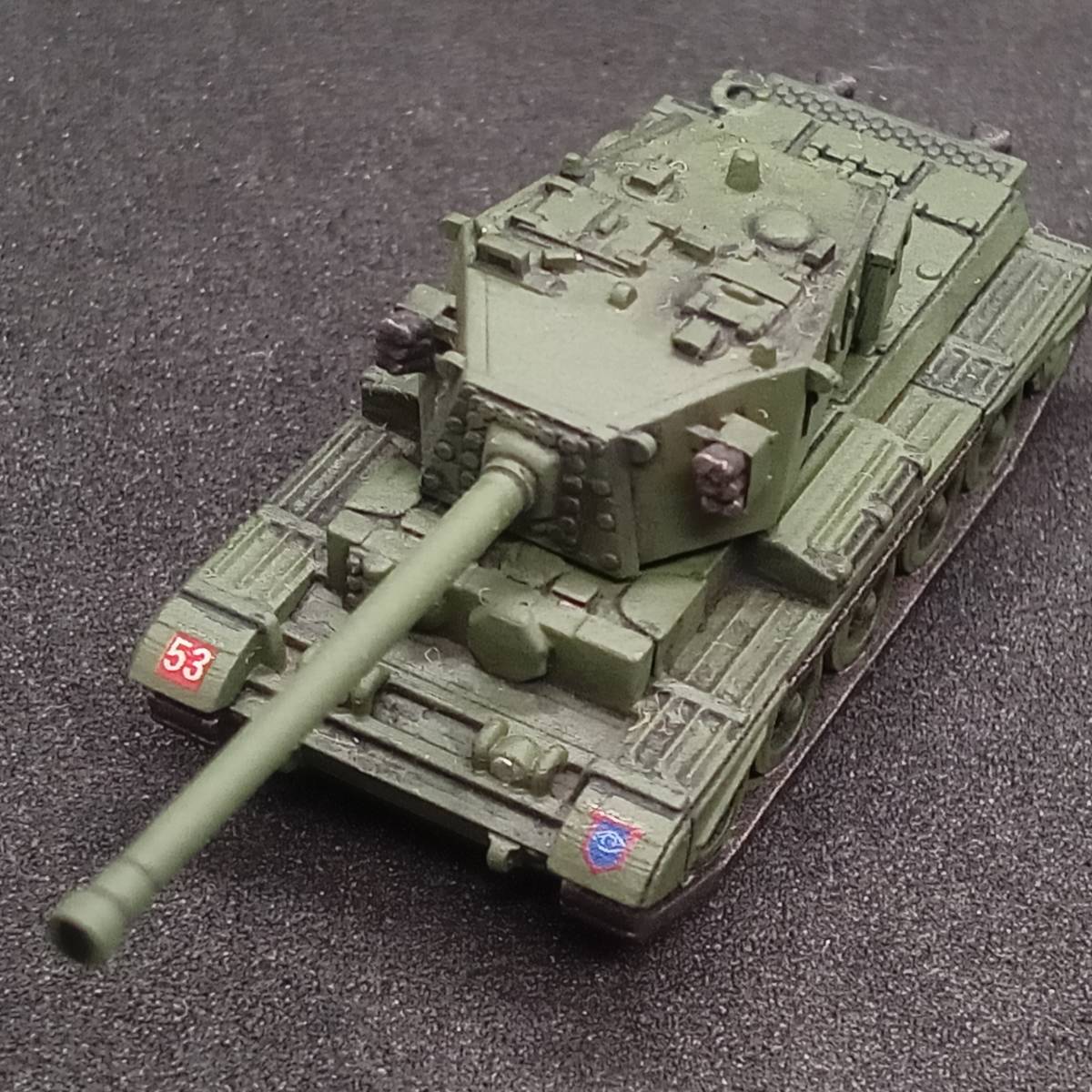 ●完成品1/144 チャリオティア駆逐戦車,”火力に特化した英国ＡＦＶ！”,英国,戦後,自作ver_画像1