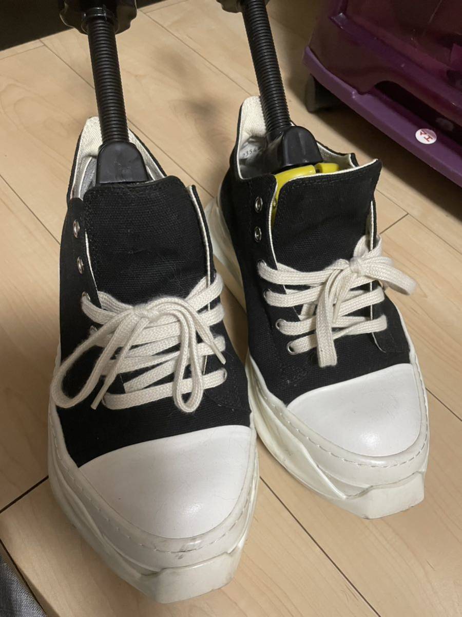 リックオウエンス　 Rick Owens drkshdw abstract low sneak サイズ41_画像1