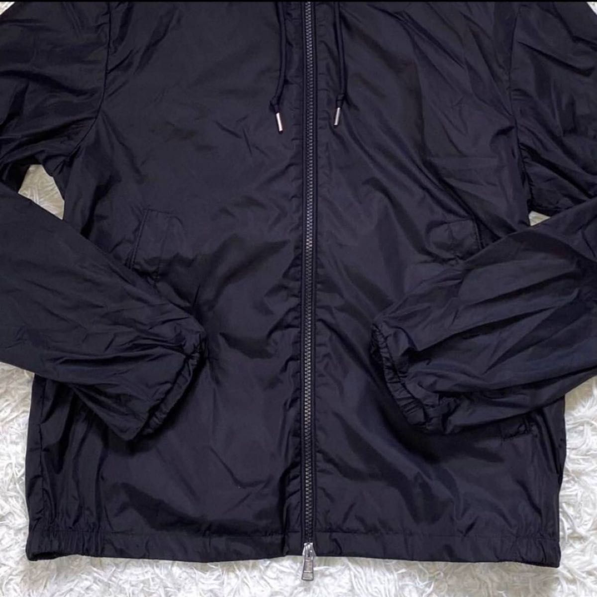 モンクレール【極美品】MONCLER ナイロンジャケット ワッペン フード