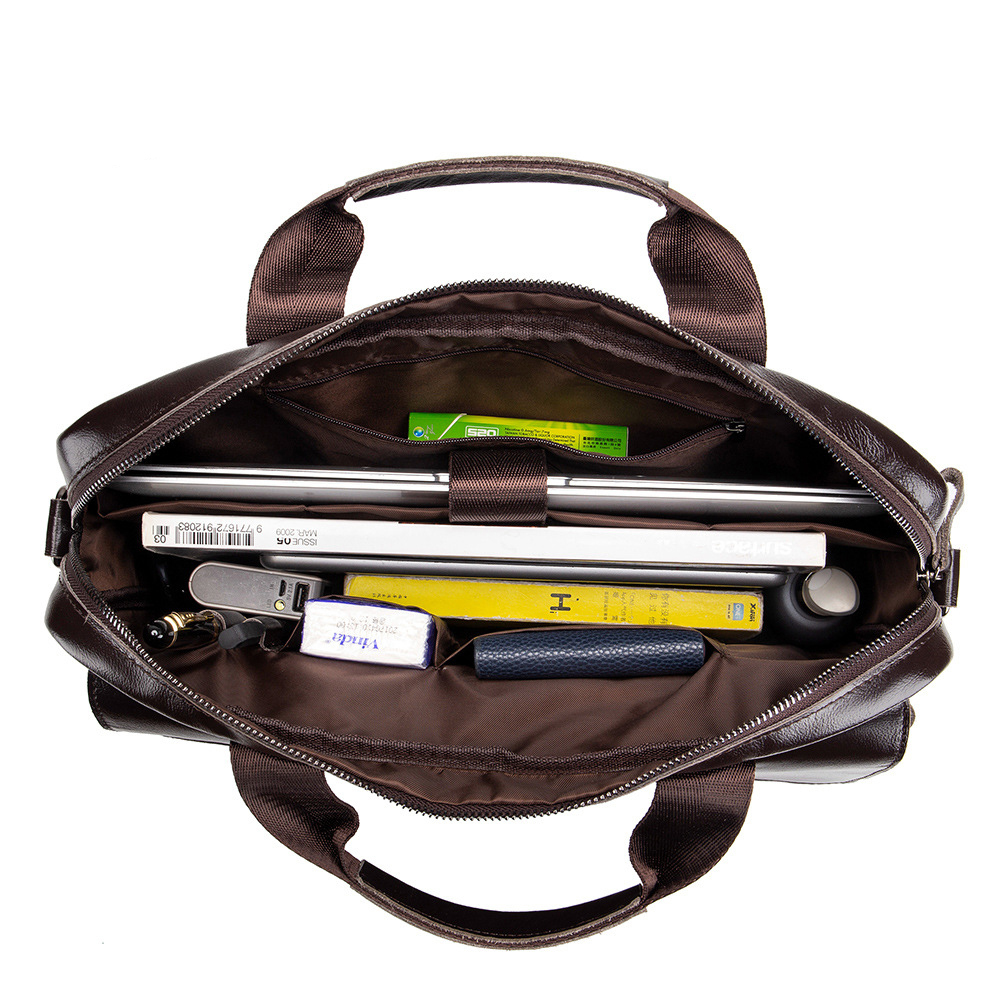 本革保証 メンズバッグ ハンドバッグ ビジネスバッグ 本革 ショルダーバッグ トートバッグ多機能 鞄_画像7