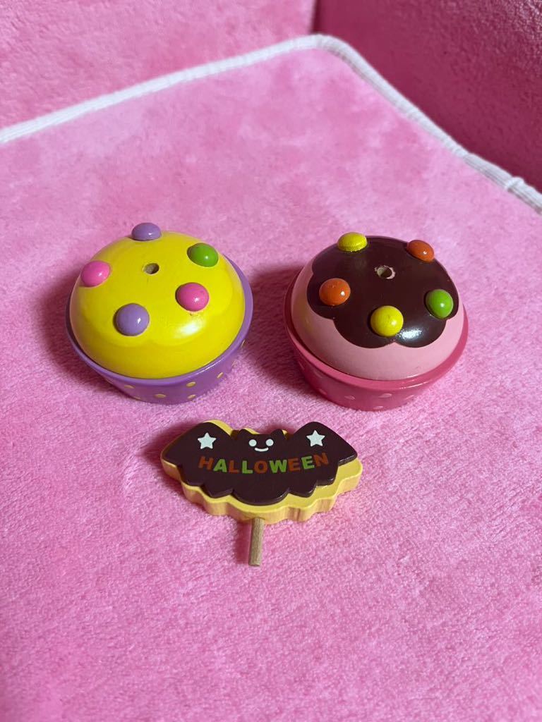 マザーガーデン☆木製ままごと☆カップケーキ☆ハロウィン-