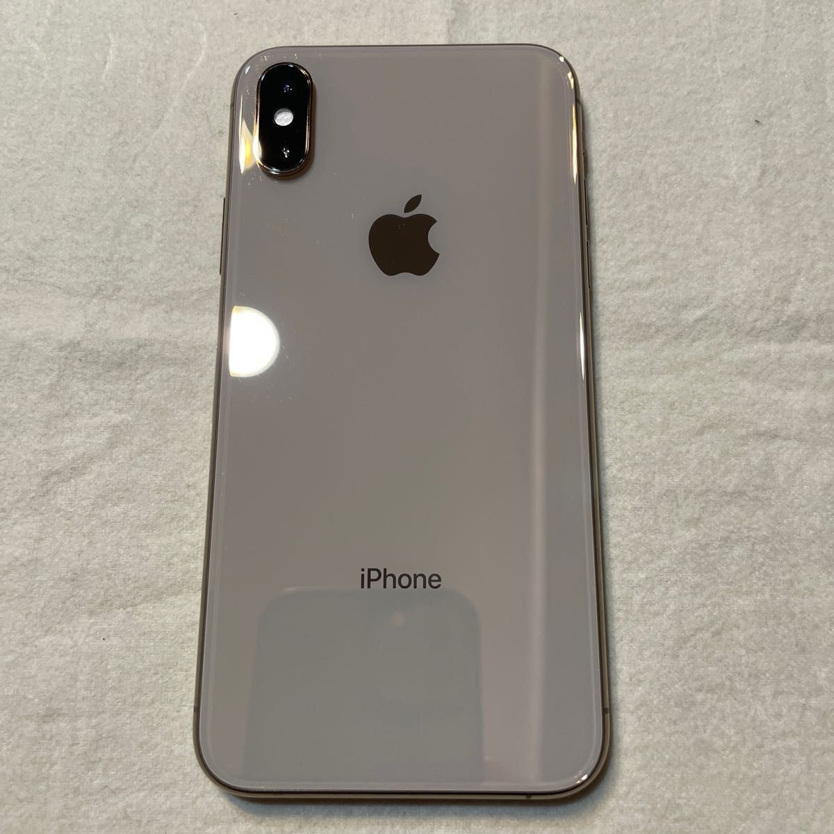 超美品 バッテリー94% iPhonexs 256gb ゴールド アイホン SIMフリー