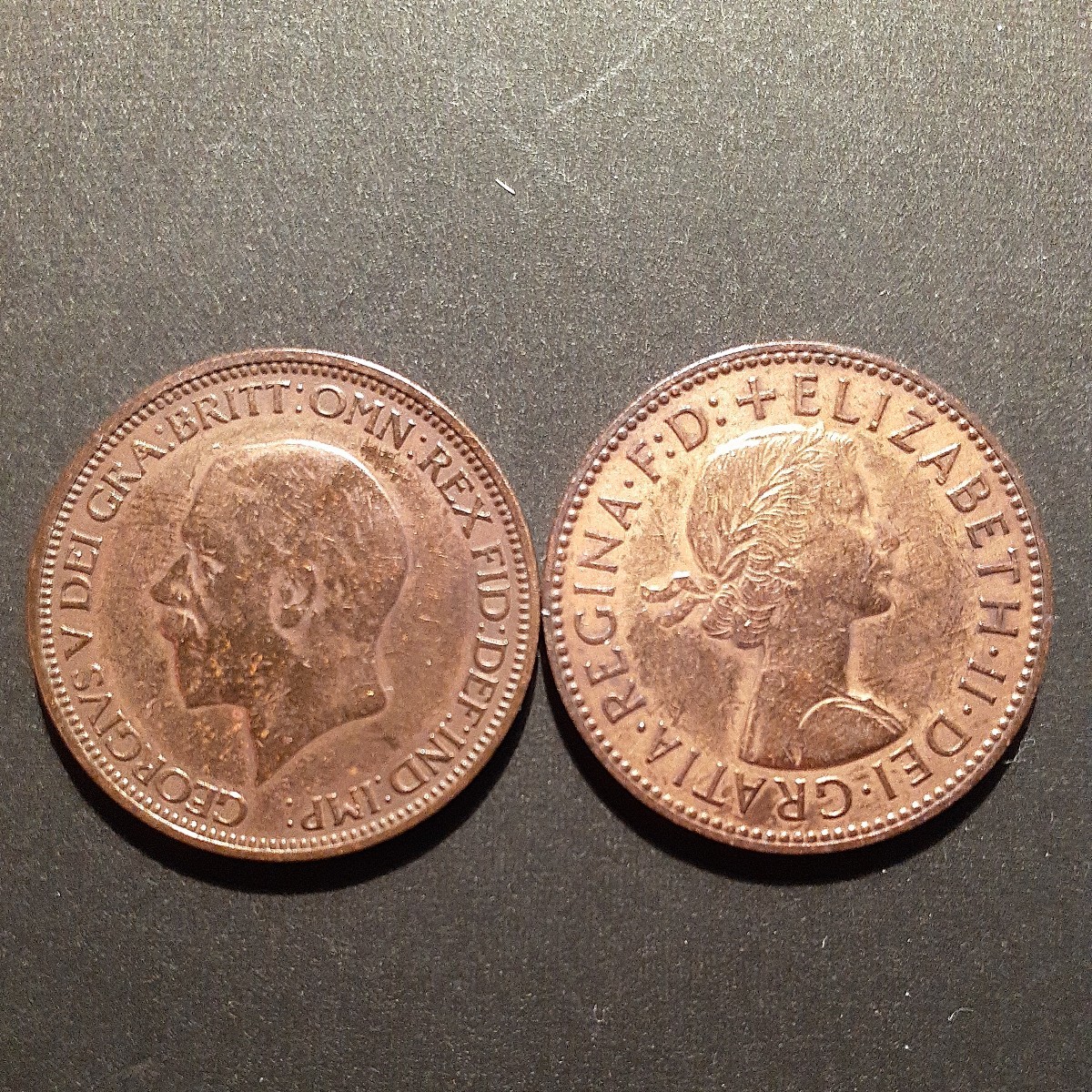 イギリス ペニー ハーフペニー まとめて6枚 19世紀 20世紀 ビクトリア女王 エドワード7世 ジョージ5世 古い銅貨 1896年から1964年 コイン_画像6