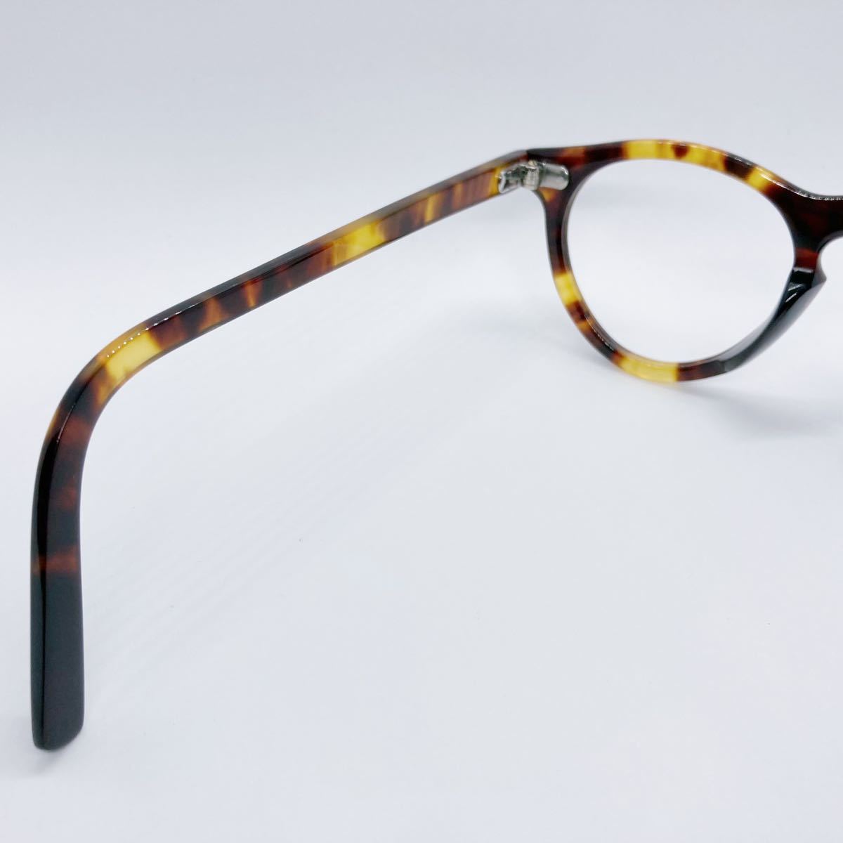 本鼈甲 60年代 メガネ ボストン パント デッドストック ヴィンテージ 日本製 国産 クラウンパント Vintage 眼鏡 フレーム フランス