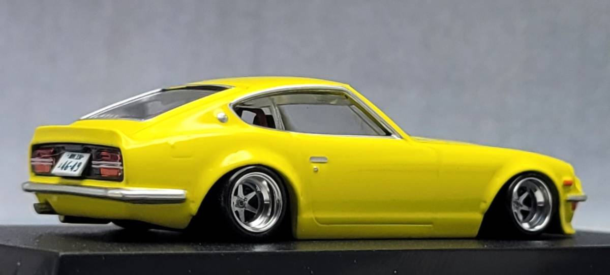 1/64　日産　フェアレディZ改　S30　ロンシャン　ＸＲ－４　ホイール　アルミ製　深リム　街道レーサー　グラチャンコレクション　第１5弾_画像1