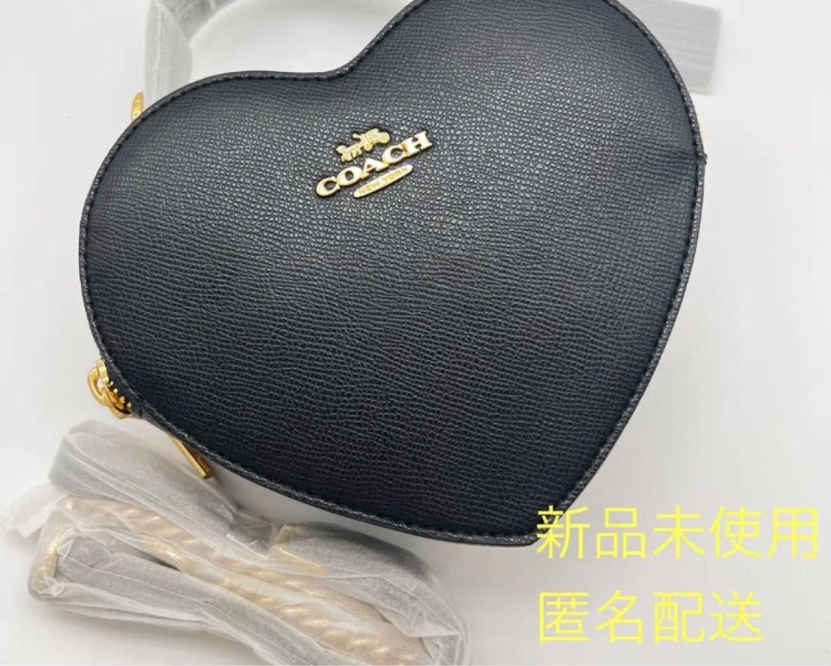 ☆【新品・未使用・美品】coach　2WAYハート型 ショルダーバッグ 斜めがけバッグ COACH ハート