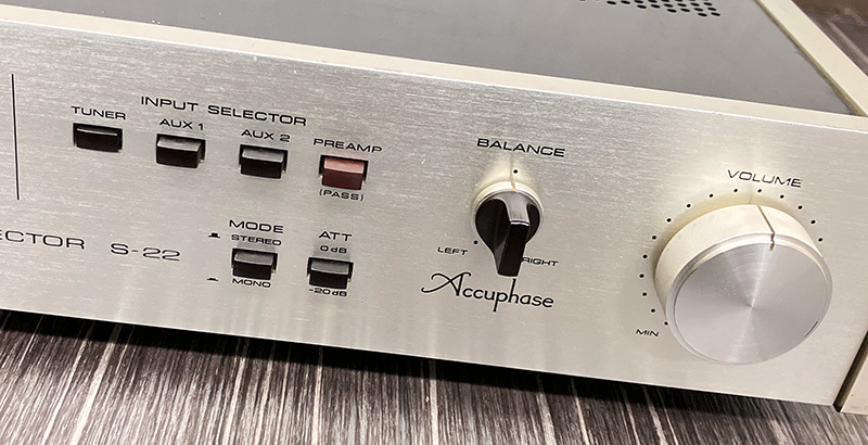 ■Accuphase S-22 ステレオ プログラムセレクター アキュフェーズ■_画像4