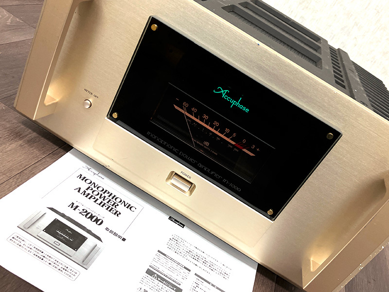 ■動作品■Accuphase M-2000 モノラルパワーアンプ 1台 アキュフェーズ■