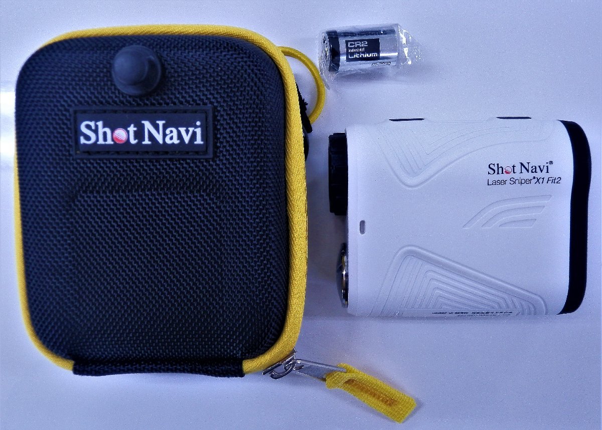 上質で快適 Shot Fit2/ホワイト Sniper/X1 Navi/ショットナビ/レーザー