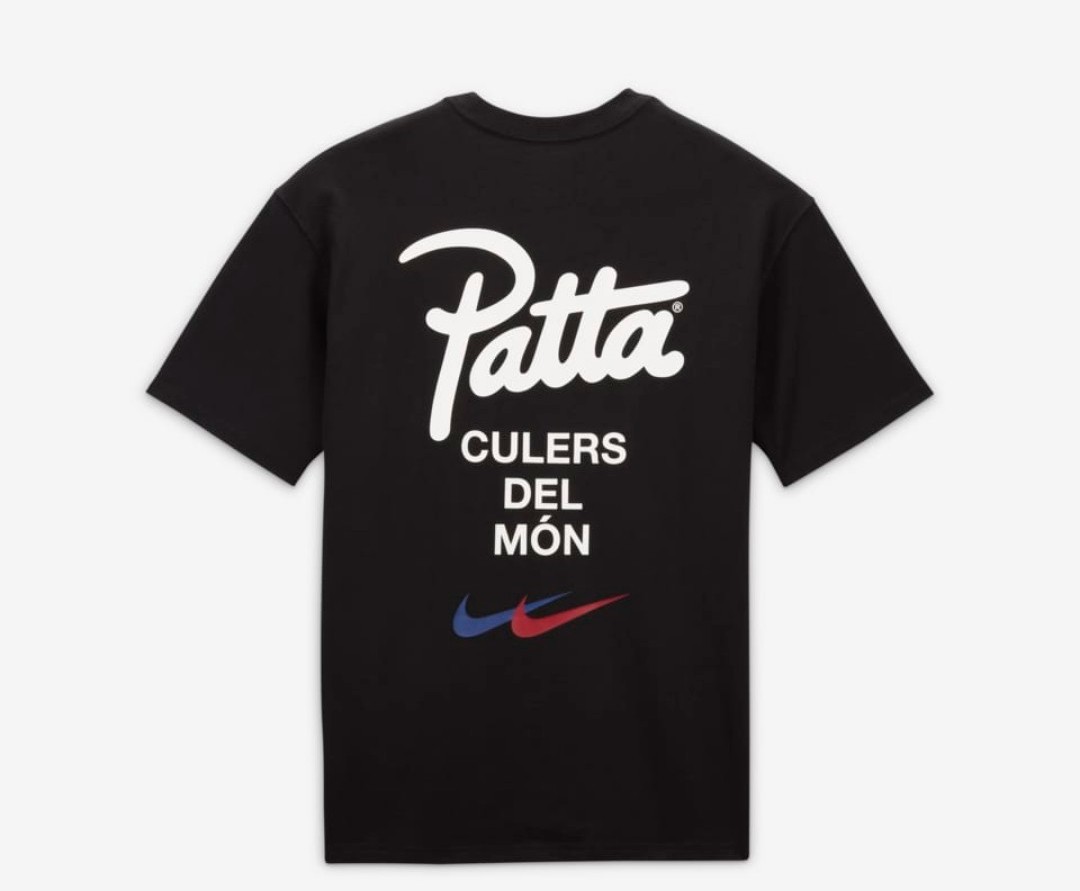 Nike FC Barcelona x Patta Culers del Mn Men's T-shirts Blackナイキ FCバルセロナ x パタ Culers del Mn メンズ Tシャツ _画像1