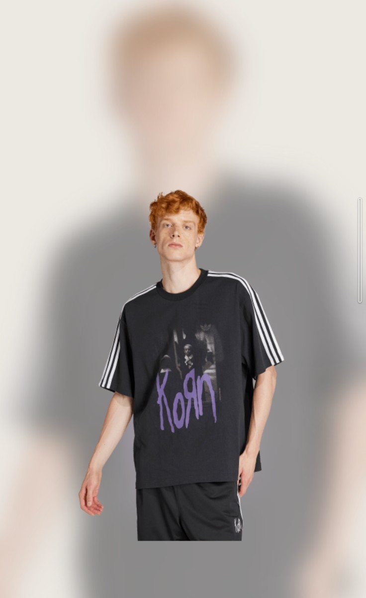 adidas x Korn Graphic T-Shirt Carbonアディダス x コーン グラフィック Tシャツ カーボン
