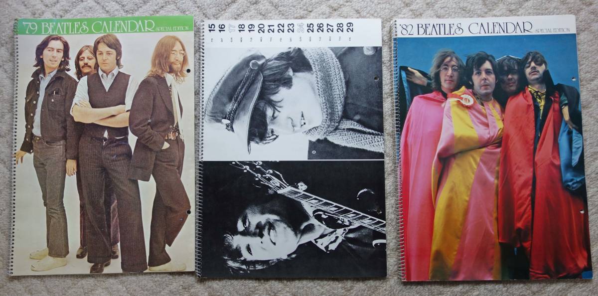 1979年　1980年　1982年　BEATLES　ビートルズカレンダー　３部　送料込み_画像1