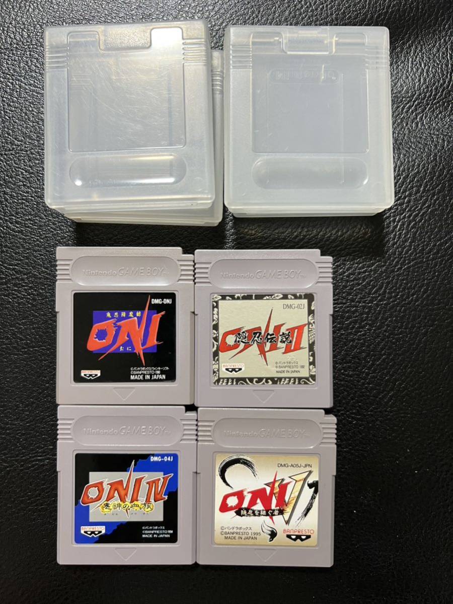 海外並行輸入正規品 ONI 4点セット ゲームボーイソフト ケースあり
