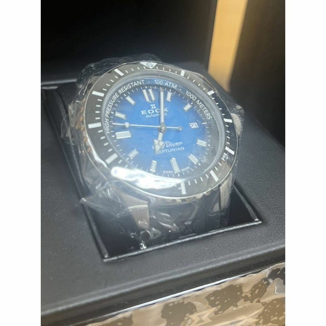 11万円以上お得【美品】EDOX エドックス 自動巻き 腕時計 高級 メンズ