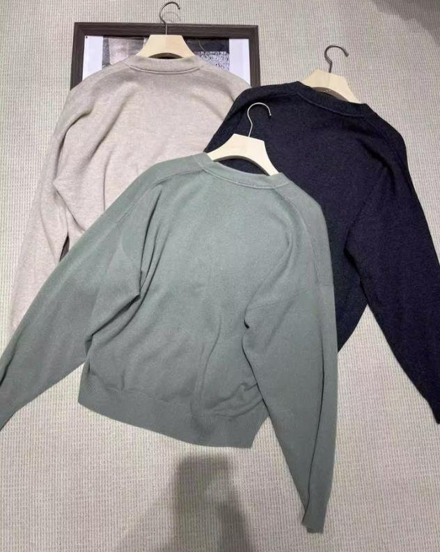 Brunello Cucinelli　ブルネロクチネリ　レディース　ニット　カシミア　Vネック　セーター　S-L　サイズ選択可能 新品_画像2