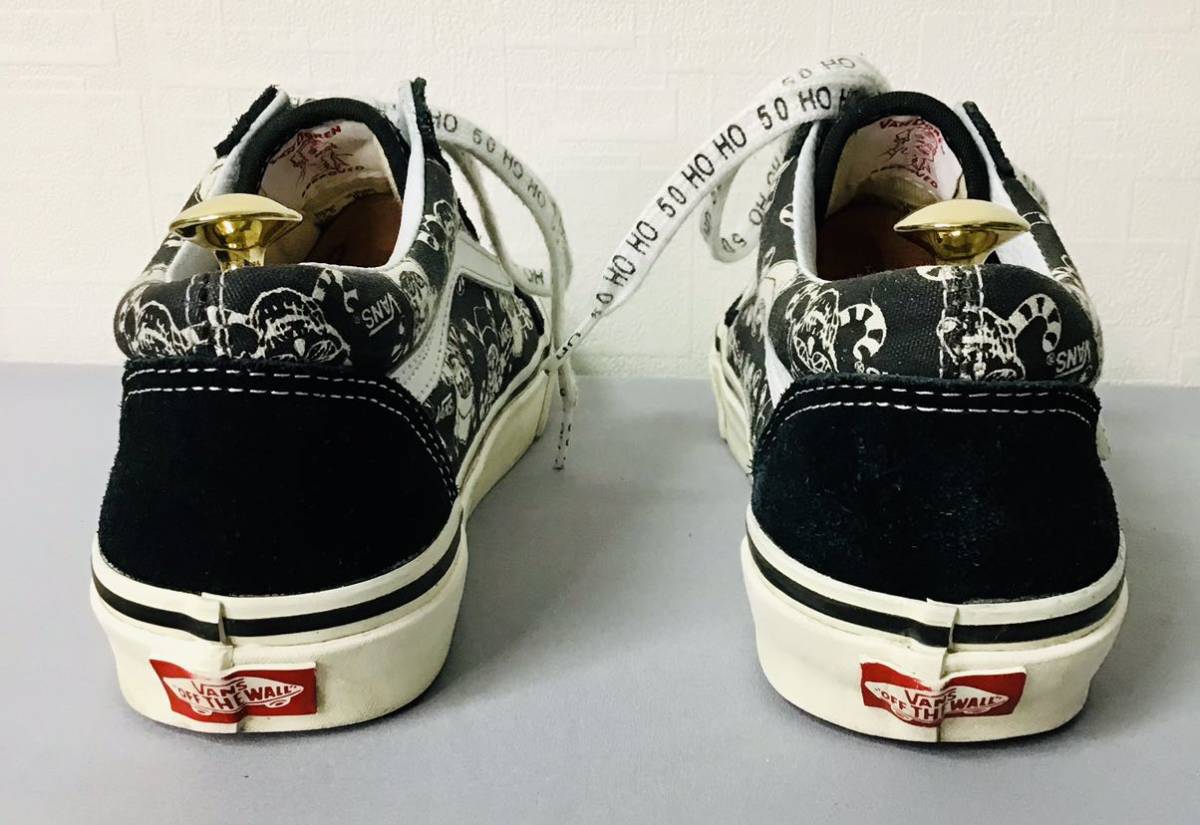 VANS OLD SKOOL 50周年 50th SKULL PIRATES 25.5cm スカルパイレーツ サンタ オールドスクール_画像5