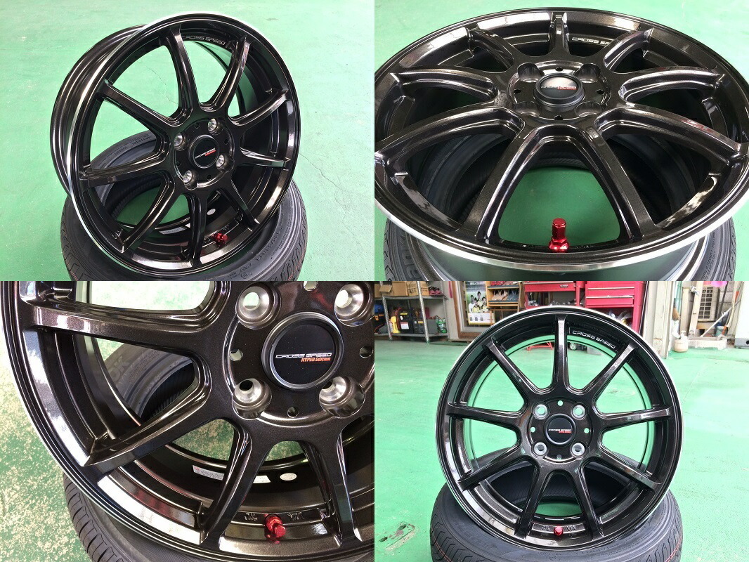 新品 ライフ ムーヴ ディレッツァ Z3 165/50R15 DUNLOP 15インチ クロススピード RS9 4.5J +45 4/100 サマータイヤ ホイール 4本SET_画像2