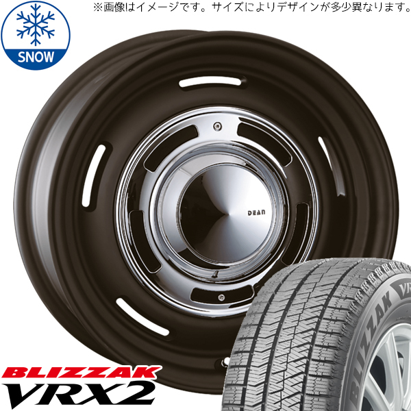 新品 ルミオン シルビア 215/45R17 17インチ BS BLIZZAK VRX2 CRIMSON DEAN CrossCountry スタッドレス タイヤ ホイール セット 4本_画像1