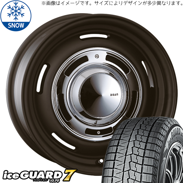 新品 ヤリスクロス CX-3 215/55R17 17インチ Y/H アイスガード 7 CRIMSON DEAN CrossCountry スタッドレス タイヤ ホイール セット 4本_画像1