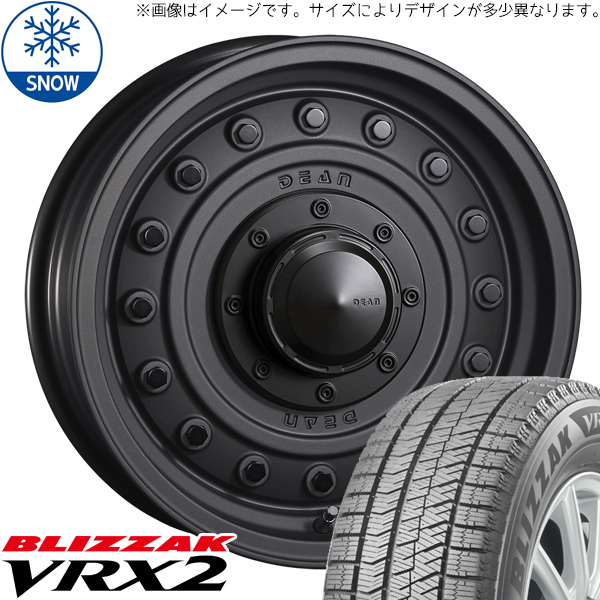 新品 クラウン CX-3 デリカ 215/60R16 16インチ BS BLIZZAK VRX2 CRIMSON DEAN Colorado スタッドレス タイヤ ホイール セット 4本_画像1