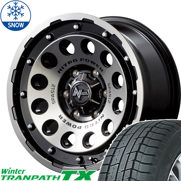 新品 ハイエース TOYO ウィンター TX 215/65R16 16インチ H12 ショットガン 6.5J +38 6/139.7 スタッドレス タイヤ ホイール セット 4本_画像1