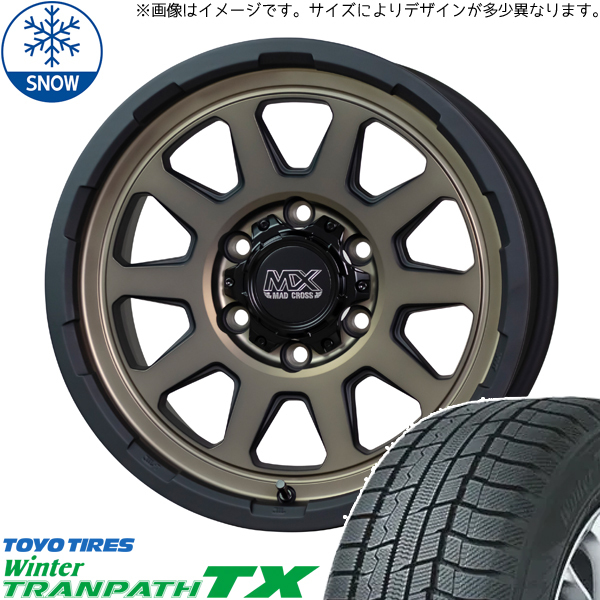 新品 プリウスα 215/50R17 17インチ トーヨータイヤ トランパス TX MADCROSS RANGER スタッドレス タイヤ ホイール セット 4本_画像1