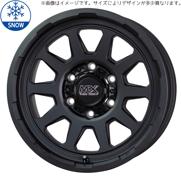 新品 ハイエース 215/70R15 15インチ おすすめ輸入タイヤ MADCROSS RANGER スタッドレス タイヤ ホイール セット 4本_画像1