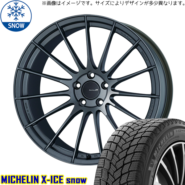 新品 ランサーエボリューション 245/40R18 MICHELIN X-ICE RS05RR 18インチ 9.5J +35 5/114.3 スタッドレス タイヤ ホイール セット 4本_画像1