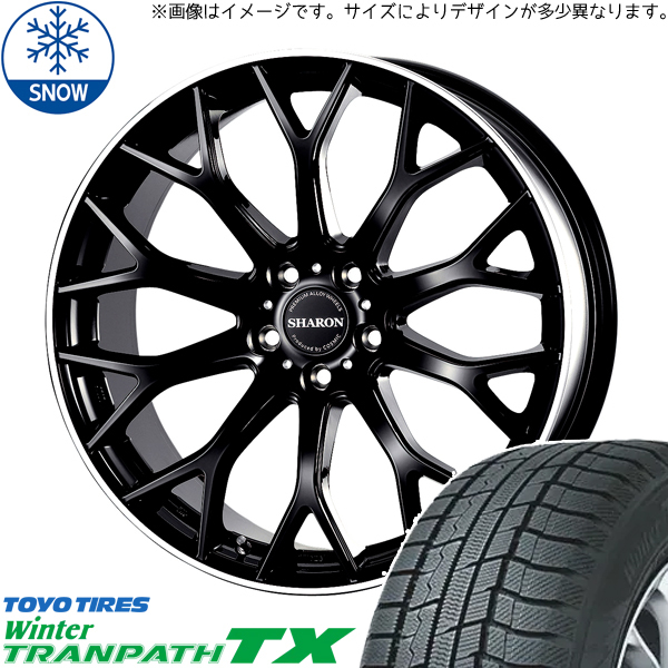 新品 RAV4 アウトランダー 235/55R19 TOYO TRANPATH TX シャロン 19インチ 8.0J +42 5/114.3 スタッドレス タイヤ ホイール セット 4本_画像1