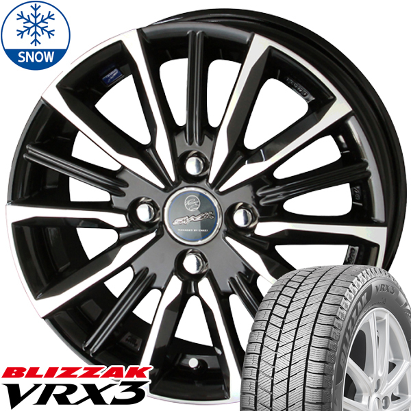 新品 アクア フリード ブリザック VRX3 185/65R15 15インチ ヴァルキリー 5.5J +40 4/100 スタッドレス タイヤ ホイール セット 4本_画像1