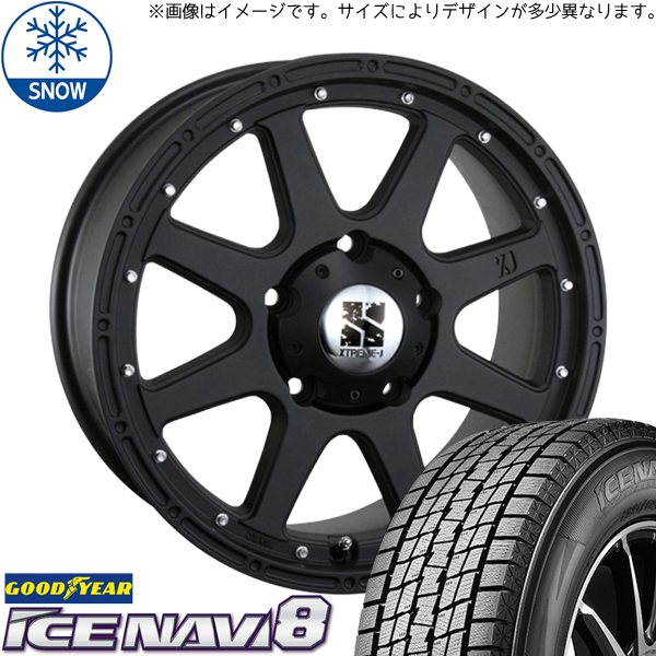 新品 キックス ジューク オフロード 205/65R16 16インチ グッドイヤー アイスナビ 8 XTREME-J スタッドレス タイヤ ホイール セット 4本_画像1