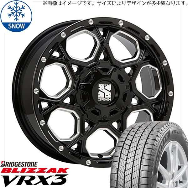 新品 ルミオン シルビア 215/45R17 17インチ ブリヂストン ブリザック VRX3 MLJ XTREME-J XJ06 スタッドレス タイヤ ホイール セット 4本_画像1