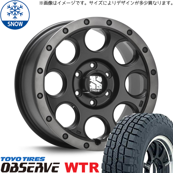 新品 パジェロミニ キックス 185/85R16 16インチ TOYO オブザーブ W/T-R MLJ XTREME-J XJ03 スタッドレス タイヤ ホイール セット 4本