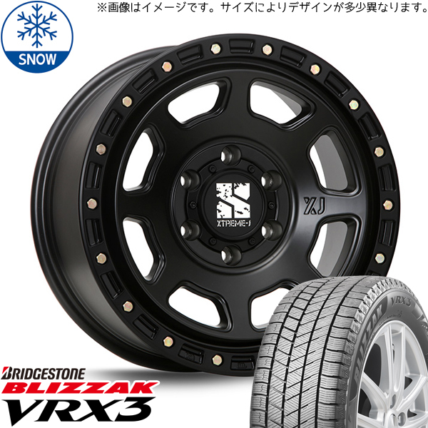 新品 デリカ エクストレイル 215/70R16 16インチ BS BLIZZAK VRX3 MLJ XTREME-J XJ07 スタッドレス タイヤ ホイール セット 4本_画像1