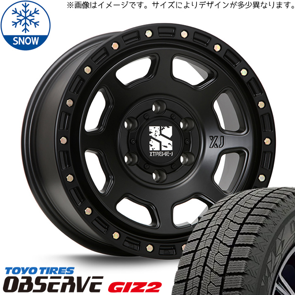 新品 パジェロミニ キックス 195/65R16 16インチ TOYO オブザーブ GIZ2 MLJ XTREME-J XJ07 スタッドレス タイヤ ホイール セット 4本_画像1