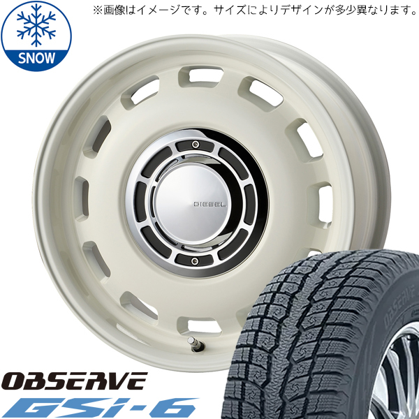 新品 スズキ ジムニー 215/70R16 16インチ TOYO オブザーブ GSI-6 クロスブラッド ディーゼル スタッドレス タイヤ ホイール セット 4本_画像1