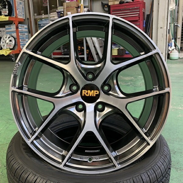 新品 アイシス ステップワゴン シビック アテンザ スポーツ 225/40R18 18インチ RMP 025F 7.0J +55 5/114.3 サマータイヤ ホイール 4本SET_画像2