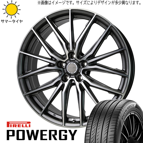 新品 アルファード 225/60R17 ピレリ パワジー レシャス アスト M4 17インチ 7.0J +38 5/114.3 サマータイヤ ホイール 4本SET_画像1