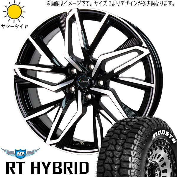 新品 軽自動車用 155/65R14 モンスタタイヤ R/T クロノス CH112 14インチ 5.5J +43 4/100 サマータイヤ ホイール 4本SET_画像1